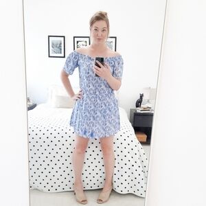 Tiare Hawaii Blue Seashell Dress OS